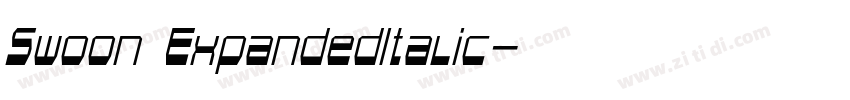 Swoon ExpandedItalic字体转换 Swoon ExpandedItalic字体转换